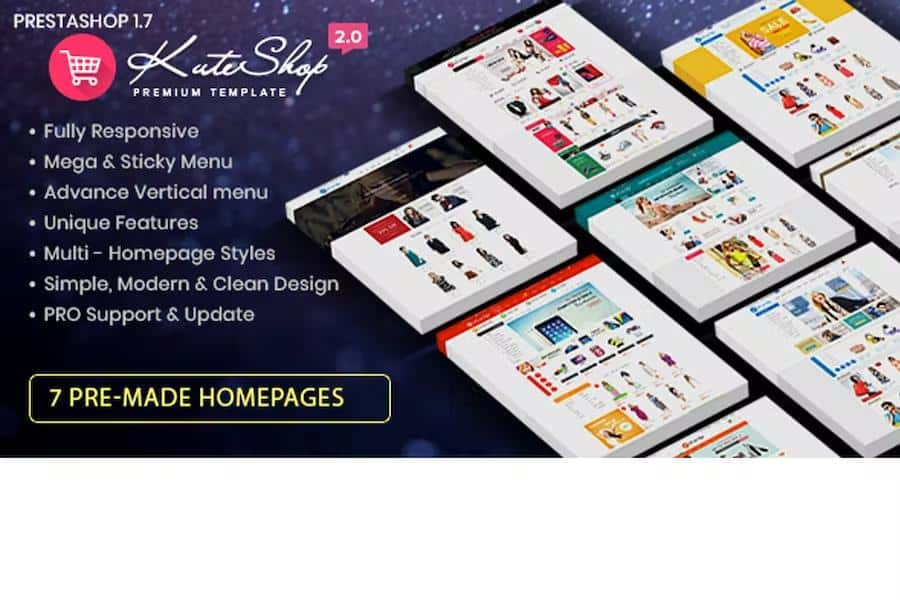 KUTESHOP – FASHION, ELECTRONICS & MARKETPLACE PRESTASHOP 1.7 THEME (RTL SUPPORTED)